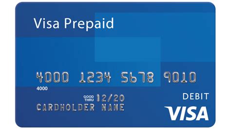 VISA prepaid payment card